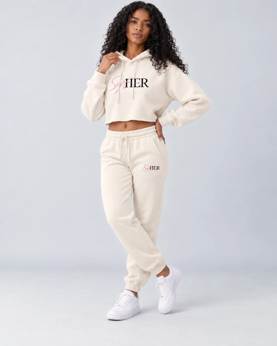 Cropped Lounge Set 