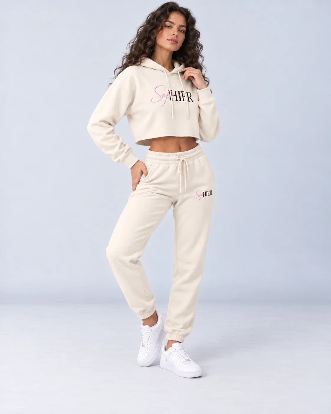 Cropped Lounge Set 