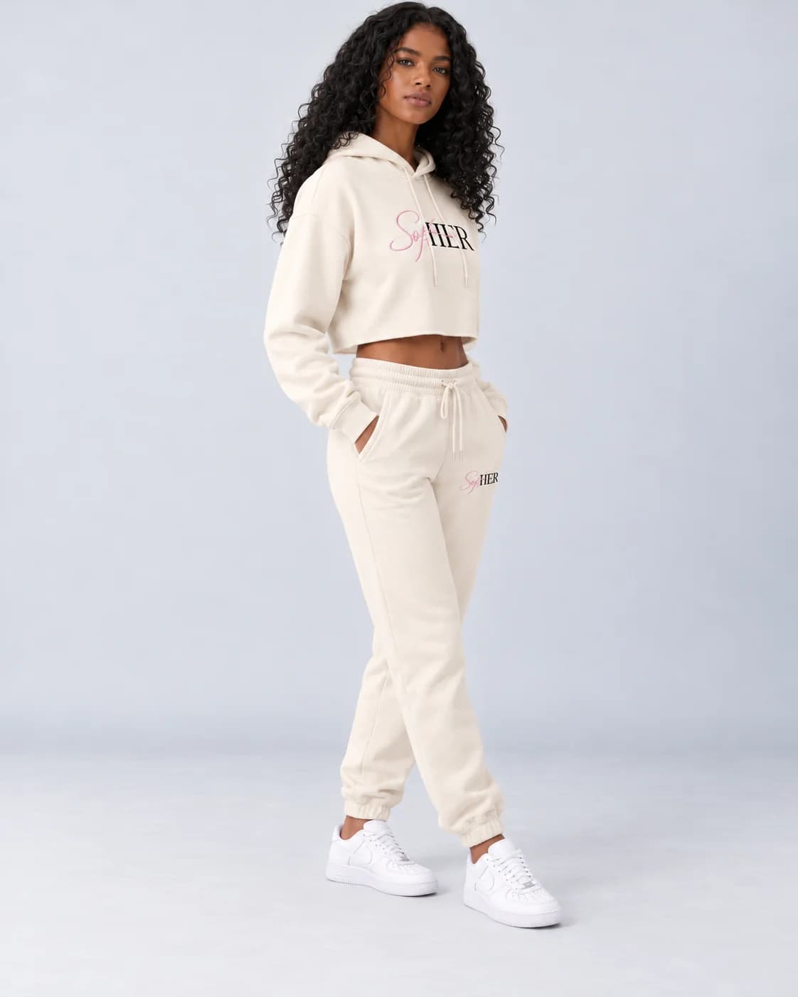 Cropped Lounge Set 