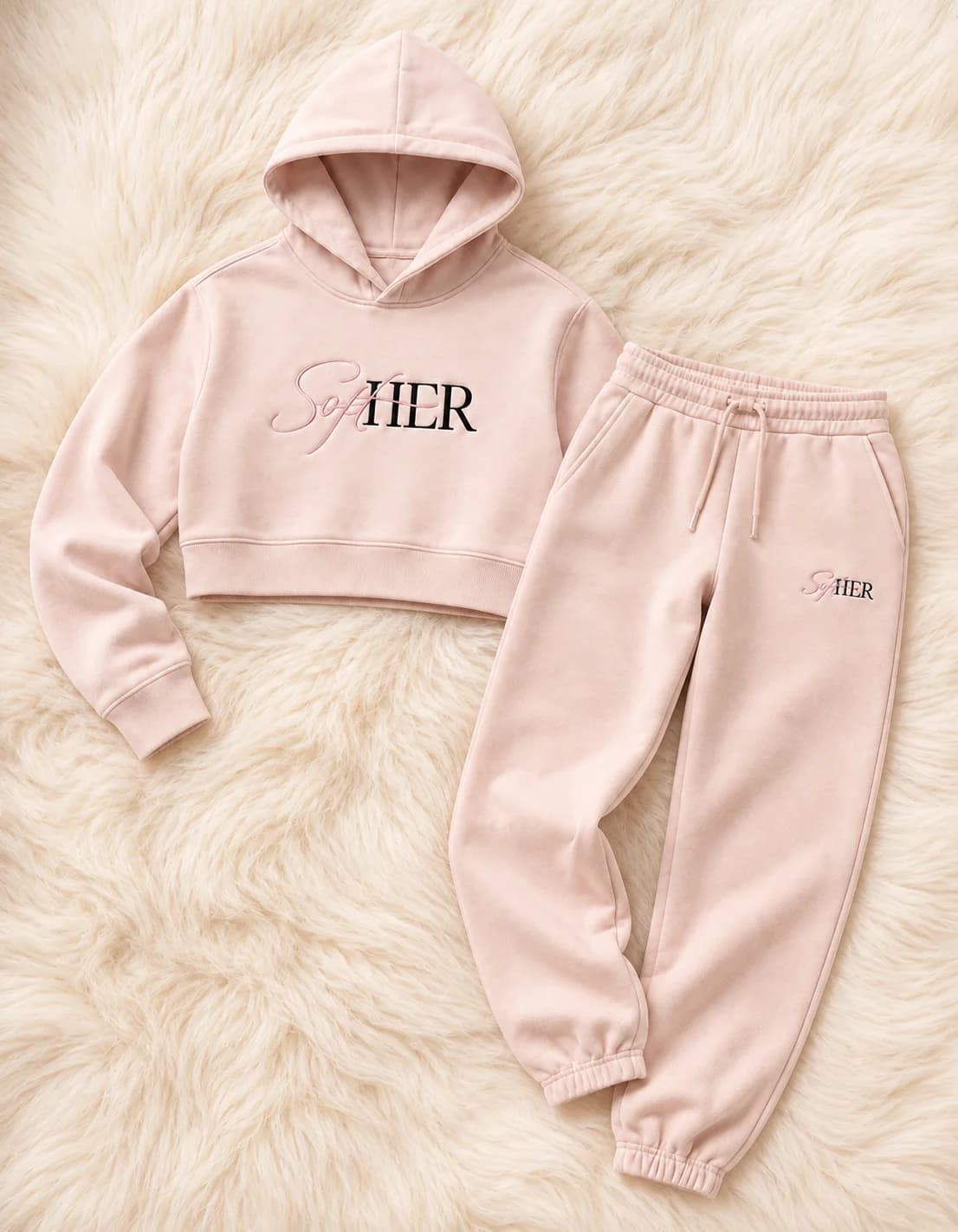 Cropped Lounge Set 